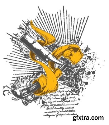 T-Shirt Design Elements #28, 25xEPS