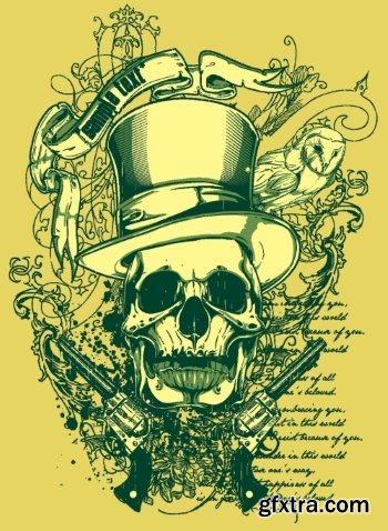 T-Shirt Design Elements #28, 25xEPS