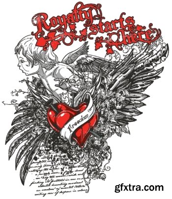 T-Shirt Design Elements #28, 25xEPS