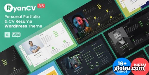 Themeforest - RyanCV - Personal Portfolio Resume Theme 22890097 v3.8.0 - Nulled