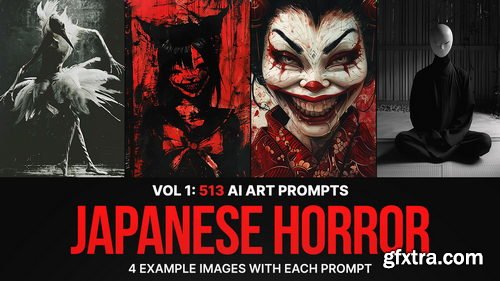 513 Ai Art Prompts for Japanese Horror