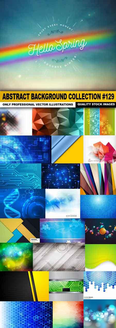 Abstract Background Collection #129, 25xEPS
