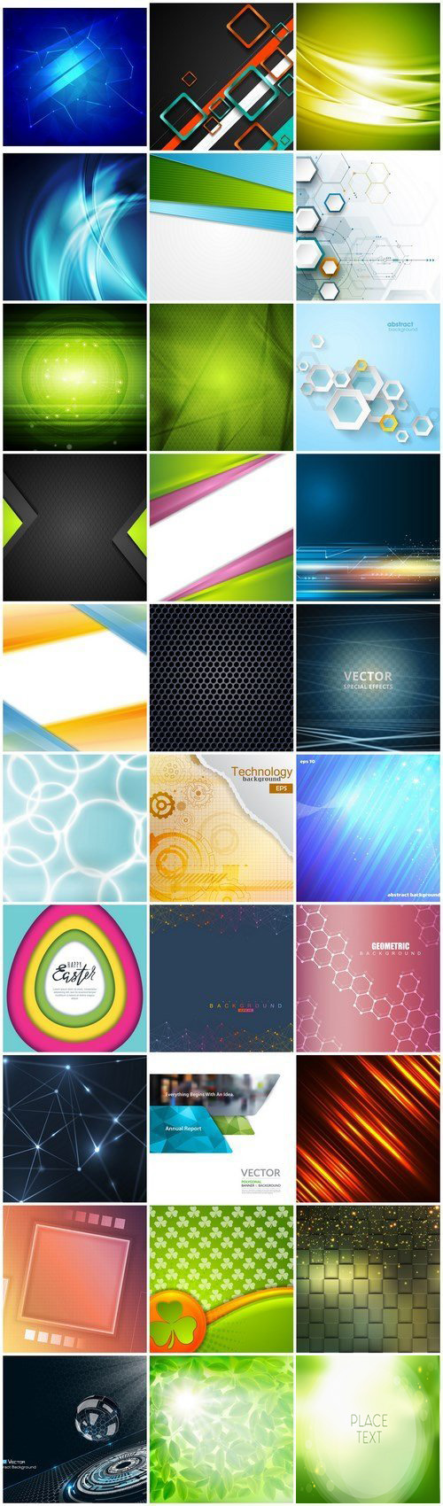 Abstract Background Collection #216, 30xEPS