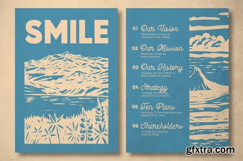 CreativeMarket - Travel Growth Vintage Font Duo