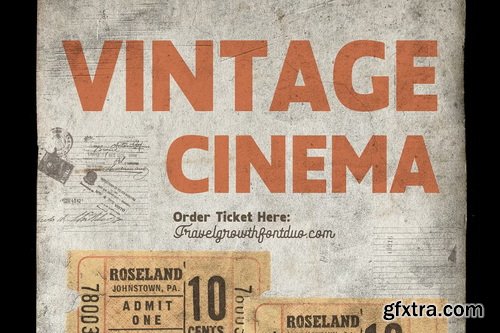 CreativeMarket - Travel Growth Vintage Font Duo