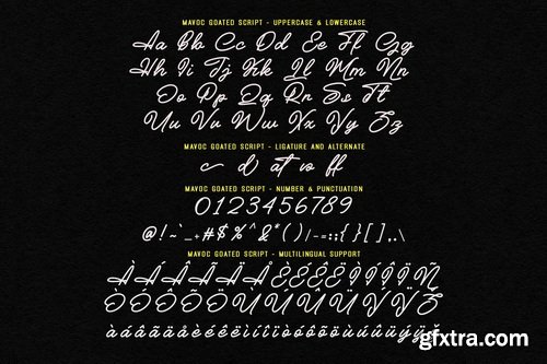 Mavoc Goated Script Sans Font Duo