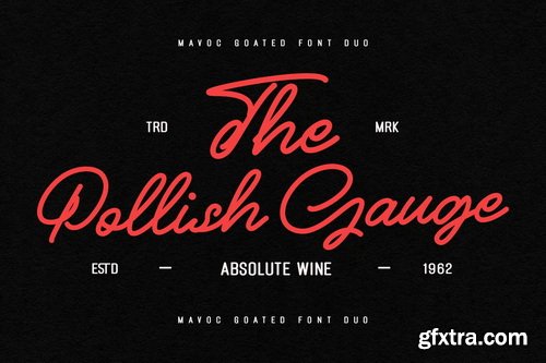 Mavoc Goated Script Sans Font Duo