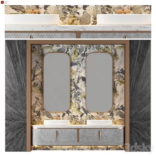 '3dsky Pro - Nero Antico Bathroom' '3dsky Pro - Nero Antico Bathroom'
