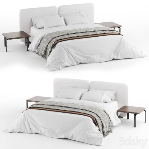 '3dsky Pro - Tatlin - Cover Bed Minotti'