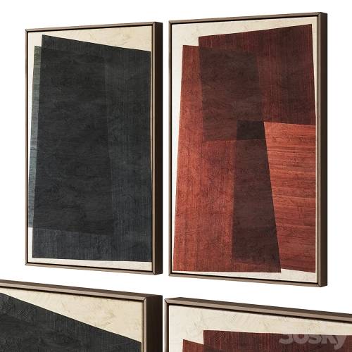 '3dsky Pro - 458 frame artwork 12 modern painting art 04'