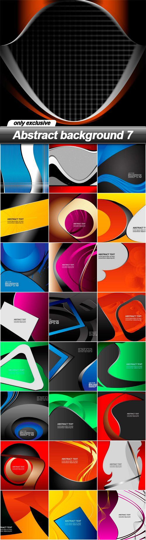 Abstract Background #7, 25xEPS