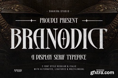 CreativeMarket - Branodict - Modern Display Serif