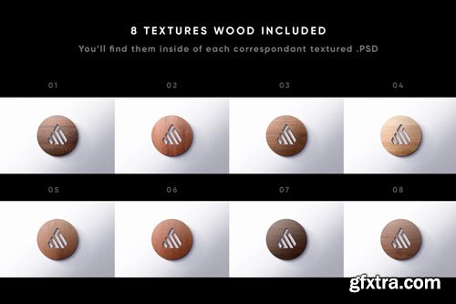 Asylab - 8 Front 3D Logo Mockups