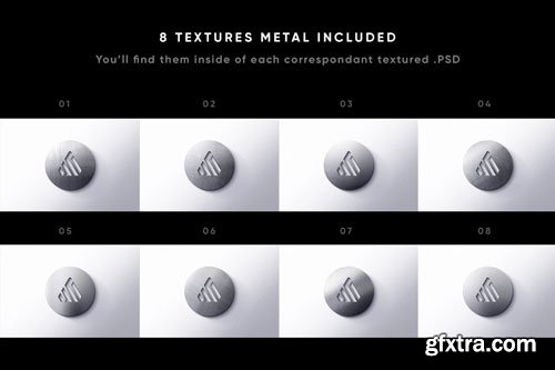 Asylab - 8 Front 3D Logo Mockups