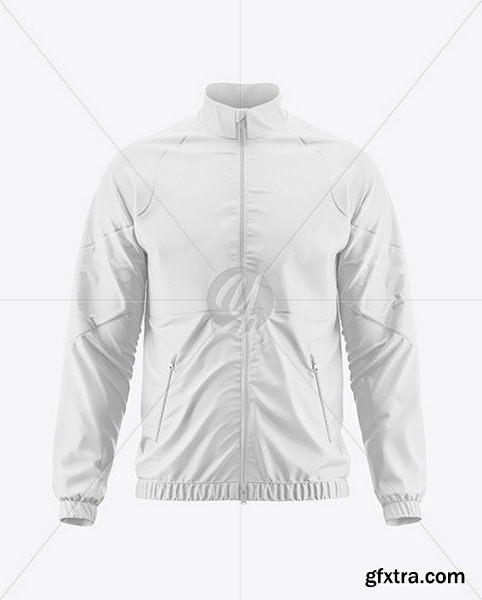 Yellowimages - Men\'s Windbreaker Jacket Mockup - Front View