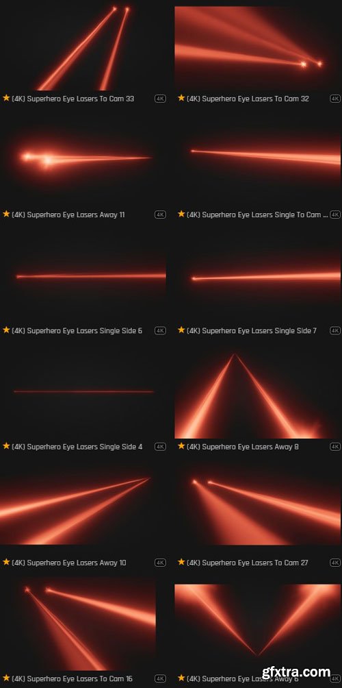 ProductionCrate - Magic Powers Laser Eye - 150 4K VFX Items