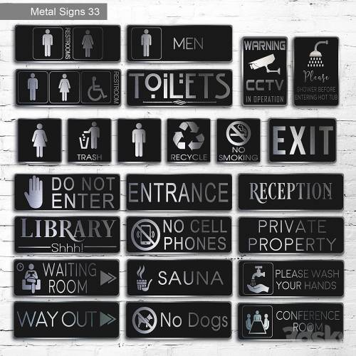 '3dsky Pro - Metal Signs 33' '3dsky Pro - Metal Signs 33'