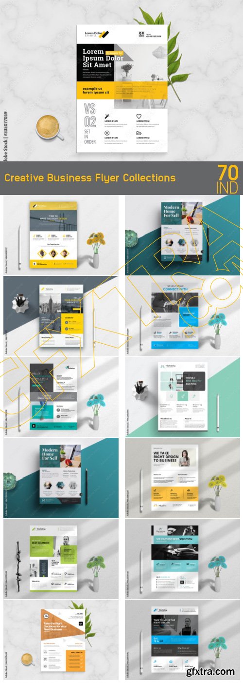 Creative Business Flyer Collections 70xIND