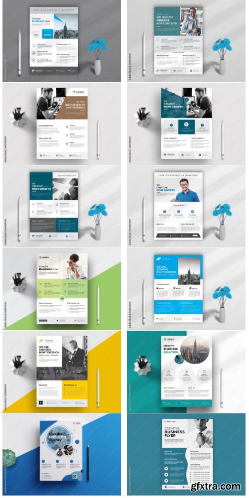 Creative Business Flyer Collections 70xIND