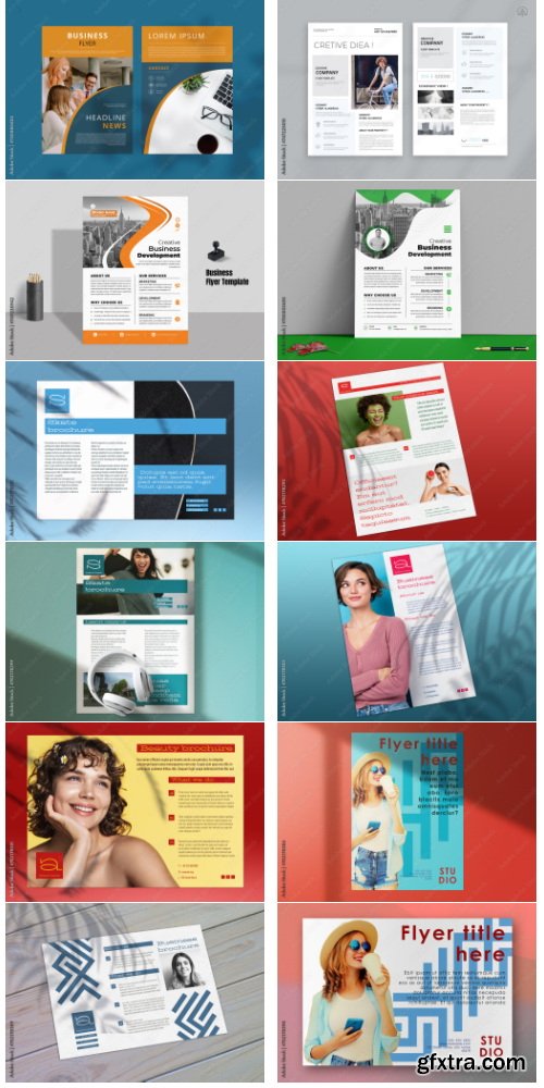 Corporate Flyer Layout Collections 150xIND