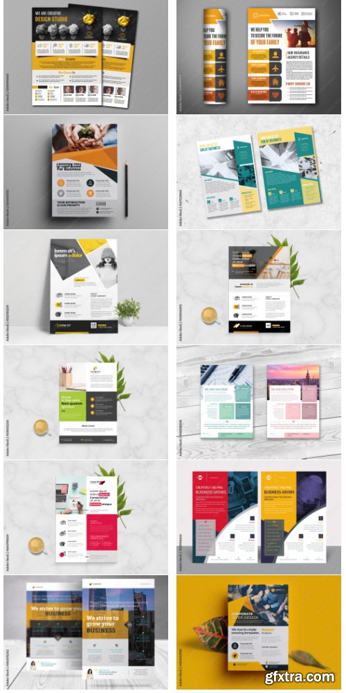 Corporate Flyer Layout Collections 150xIND