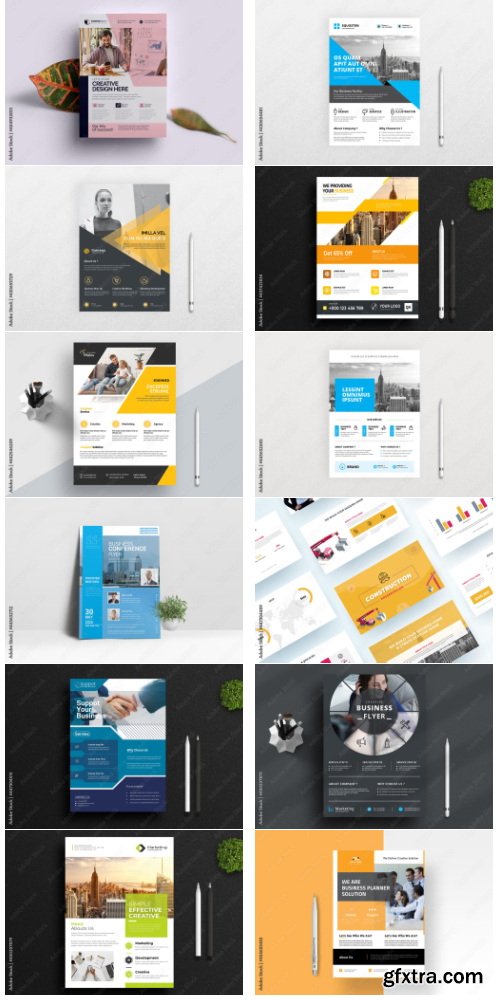 Corporate Flyer Layout Collections 150xIND