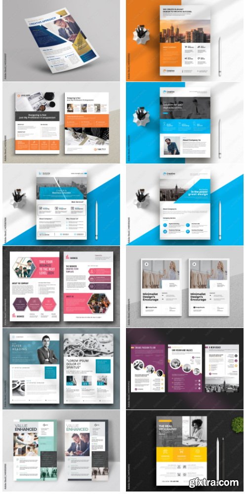 Corporate Flyer Layout Collections 150xIND