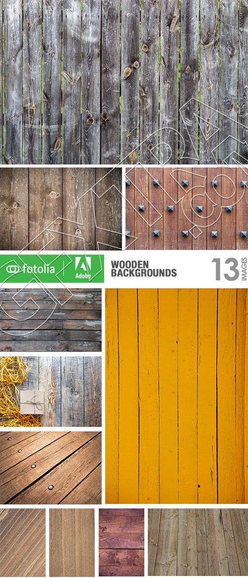Wooden Backgrounds 13xJPG