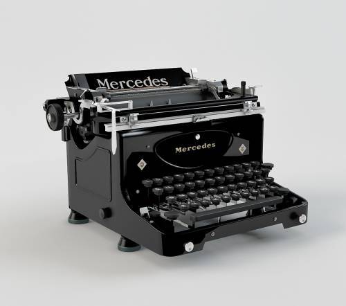 '3dsky Pro - Mercedes Typewriter'