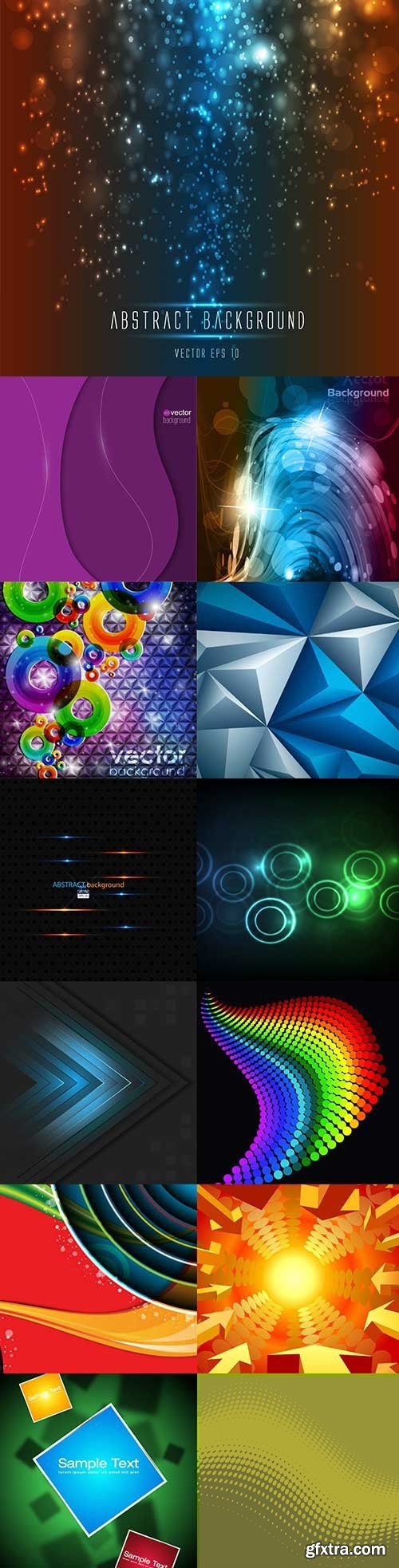 Bright Colorful Abstract Backgrounds Vector #50