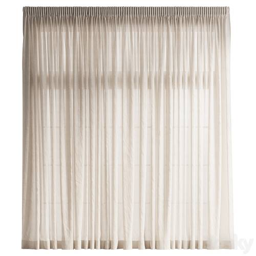 '3dsky Pro - Linen Translucent Curtain'