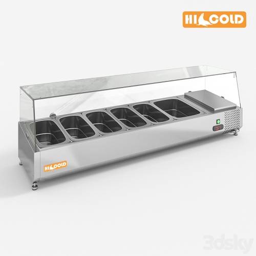 '3dsky Pro - Refrigerated display cabinets HiCold # 1'