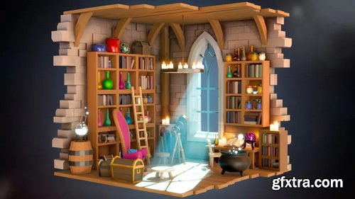 GameDev.tv - Blender Isometric Scenes: Craft Stunning Fantasy Worlds