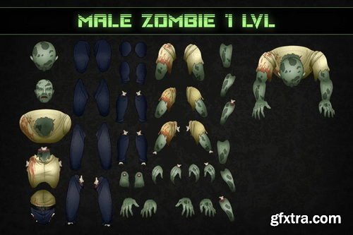 Craftpix - TDS: Zombie Character Sprites
