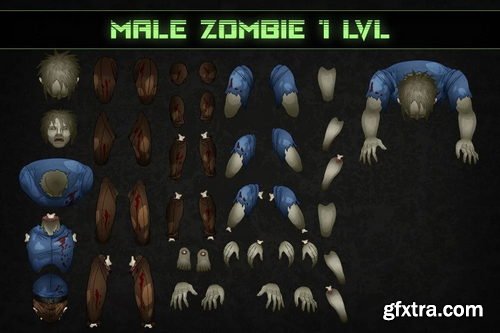 Craftpix - TDS: Zombie Character Sprites