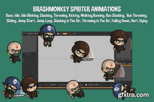 Craftpix - Thief, Pirate, Rogue Chibi 2D Game Sprites