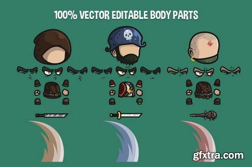 Craftpix - Thief, Pirate, Rogue Chibi 2D Game Sprites