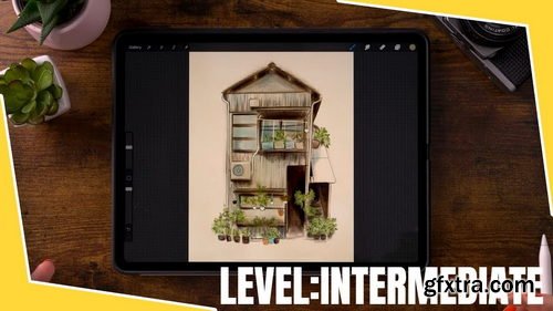 Art with Flo - Watercolor House