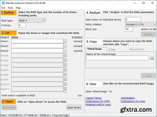 Runtime RAID Reconstructor 5.16