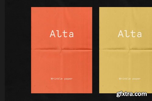 Creativemarket - Wrinkle - Fold Paper Mockup - 3261052