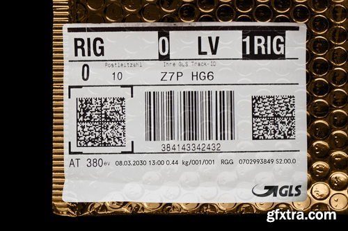 Creativemarket - Gold Plastic Bag Mockup - 3696605