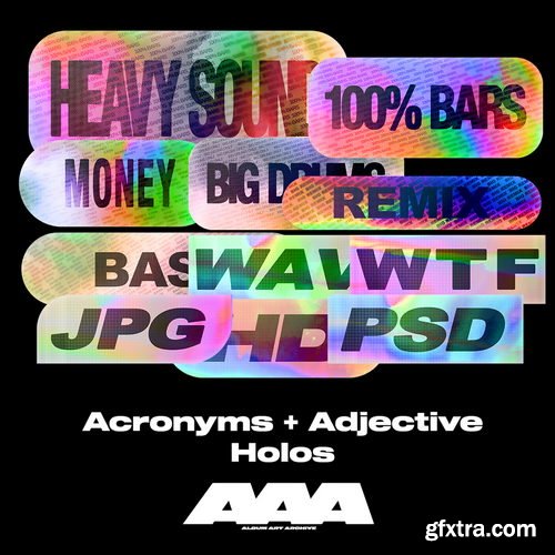 Gumroad - ALBUM ART ASSETS - HEAVY HOLOs