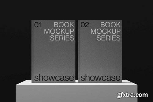 Showcase Mockup Studio - 365G_Book Folder Mockup Bundle