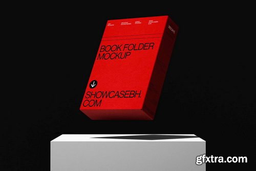 Showcase Mockup Studio - 365G_Book Folder Mockup Bundle