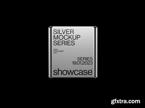 Showcase Mockup Studio - Silver Mockup Bundle