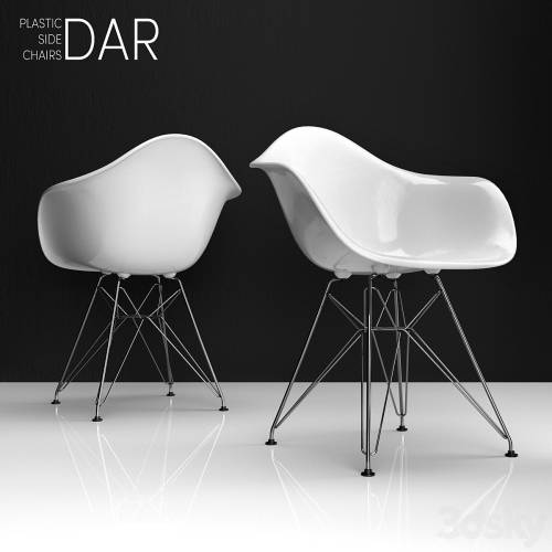 '3dsky Pro - Eames DAR plastic side chair'