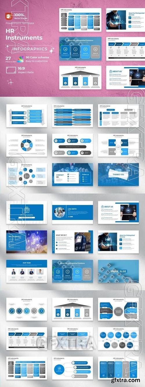 HR Instruments PowerPoint Template NZTU4PK