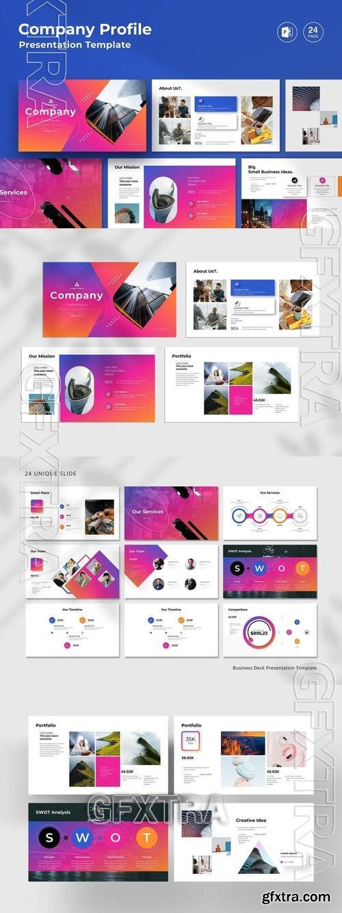 Company Profile Presentation Template 8U9AE77