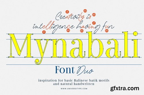 CreativeMarket - UT Mynabali Font Duo