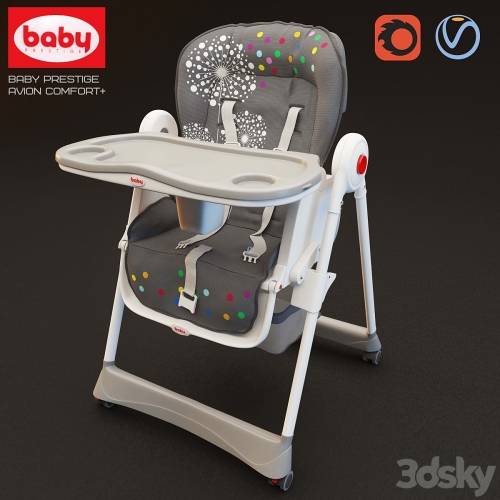 '3dsky Pro - Highchair Baby Prestige Avion Comfort'